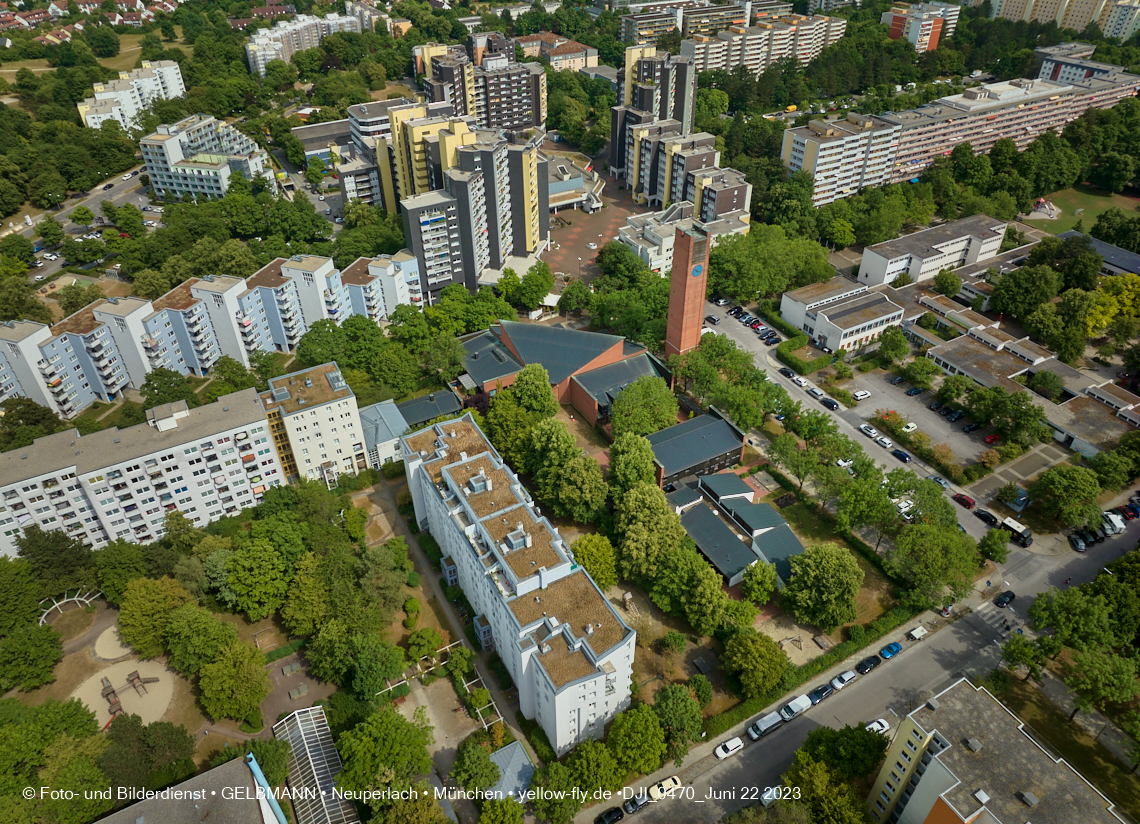 22.06.2023 - Marx-Zentrum und Umgebung in Neuperlach